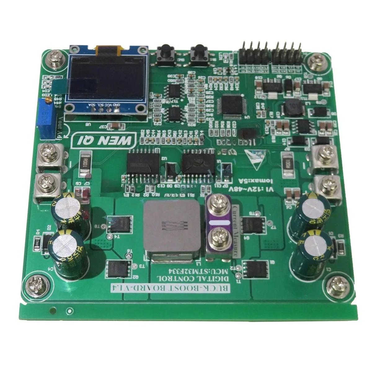 Фото Плата преобразователя BUCK-BOOST STM32 с цифровым управлением, плата разработки STM32F334 Buck Boost, импульсный источник питания №2