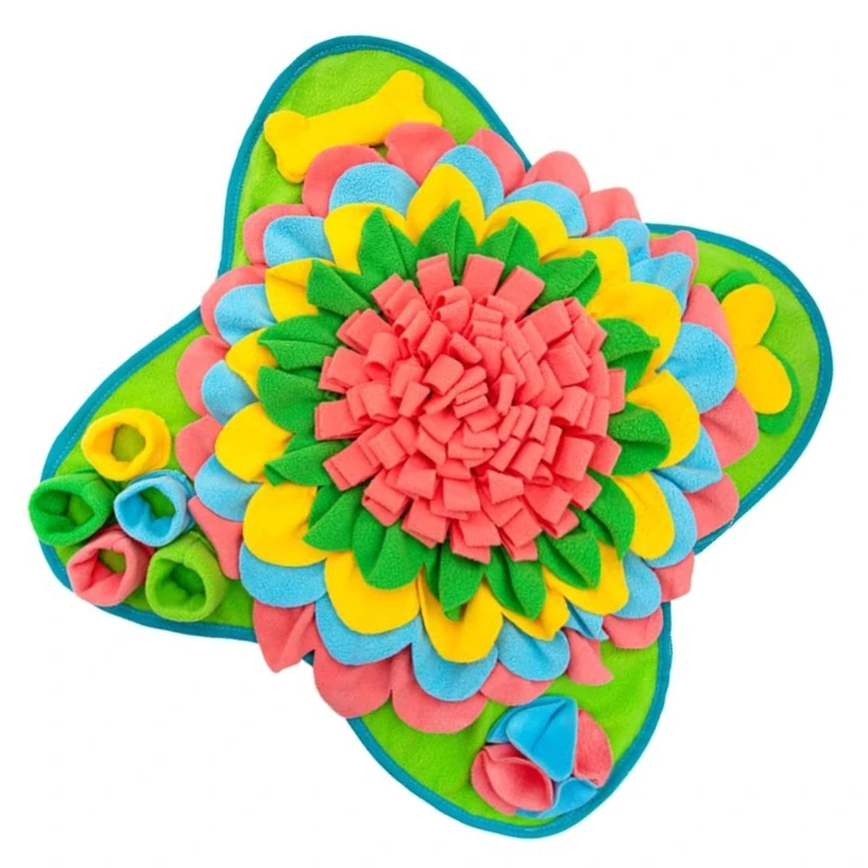 Интерактивный коврик для нюхания домашних животных медленного кормления собак