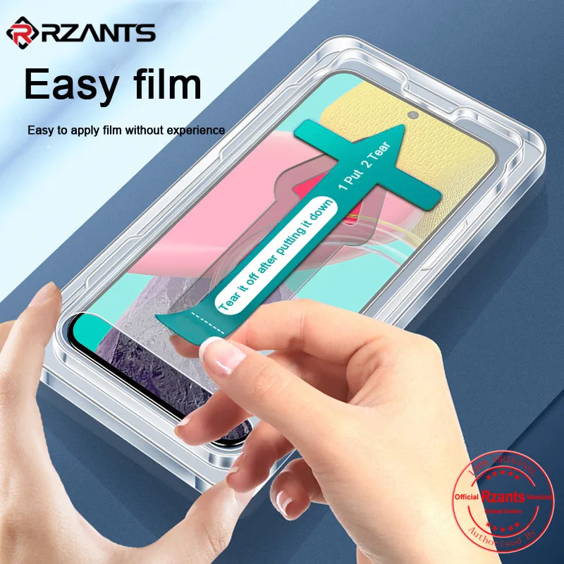 

Закаленное стекло Rzants, 1 шт., для Samsung M53 5G, Защитное стекло для экрана, HD-пленка с защитой от отпечатков пальцев