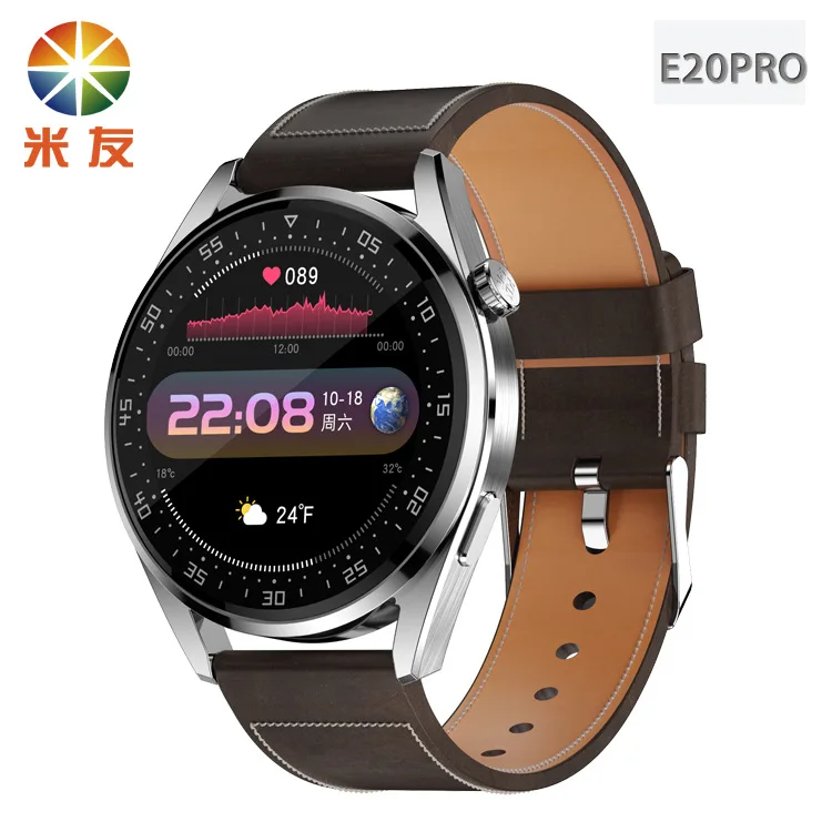 

Miyou's New E20 Smart Watch Zinc Alloy Body Material Bluetooth Call Teeth Play Music GPS Track Heart Rate Detection