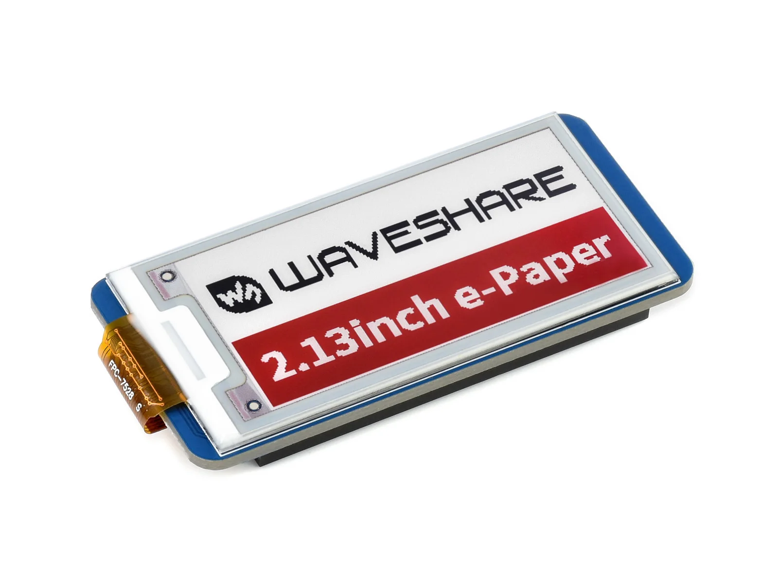 Фото Waveshare 2,13 дюймовый E-Paper E-Ink модуль дисплея (B) для Raspberry Pi Pico, 212 ×104 пикселей, красный/черный/белый, интерфейс SPI №3