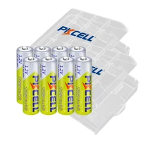 8pc x pkcell 1 2v 1300mah aa rechargeable nimh battery 1 2 volt 2a batteries batteria batterias2pc ni mh aa battery box
