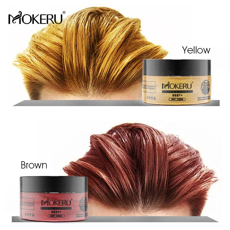 Hair Wax 8-color Disposable Clay Versatile Design  Hair Colorant