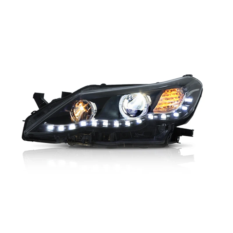 

VLAND manufacturer for Car head lamp for Reiz LED Headlight 2011 2012 2013 Head light with xenon HID projector lens and Day