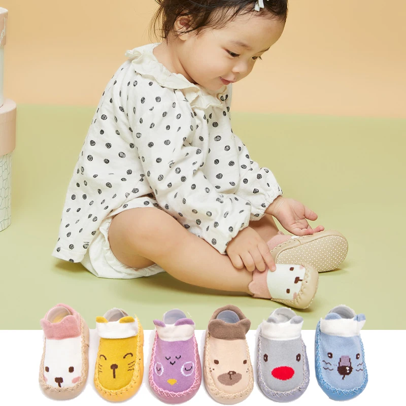 

Cute Baby Socks Newborn Accessories Cartoon Toddler Socks Infant Anti-slip Socks Casual Footwear Calcetines Bebe Recien Nacido