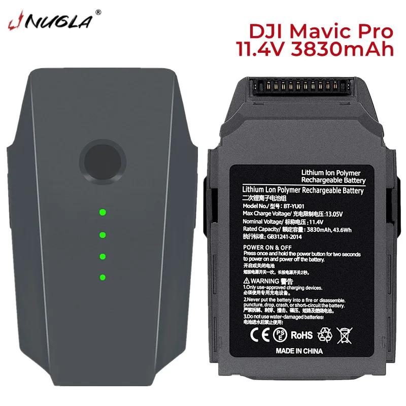 

Аккумуляторная батарея 1-4P Mavic Pro, 11,4 в, 3830 мАч, интеллектуальный комплект запасных батарей для полета для DJI Mavic Pro Platinum,DJI Mavic Pro Alpine