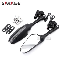 rearview mirrors led turn signal for bmw k1200s 2005 2007 k1300s 2009 2015 motorcycle accessories adjustable side rear view