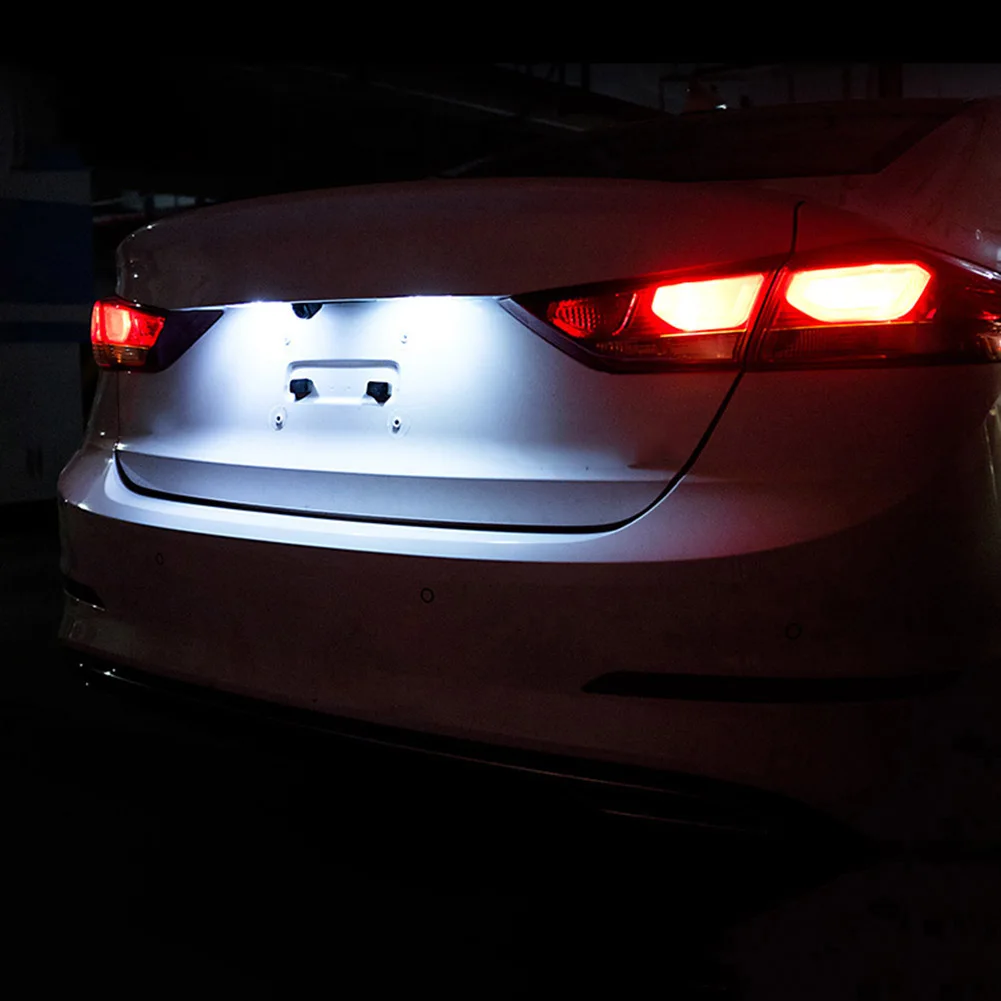 1 пара подсветки номерного знака Универсальный болт 3 светодиода