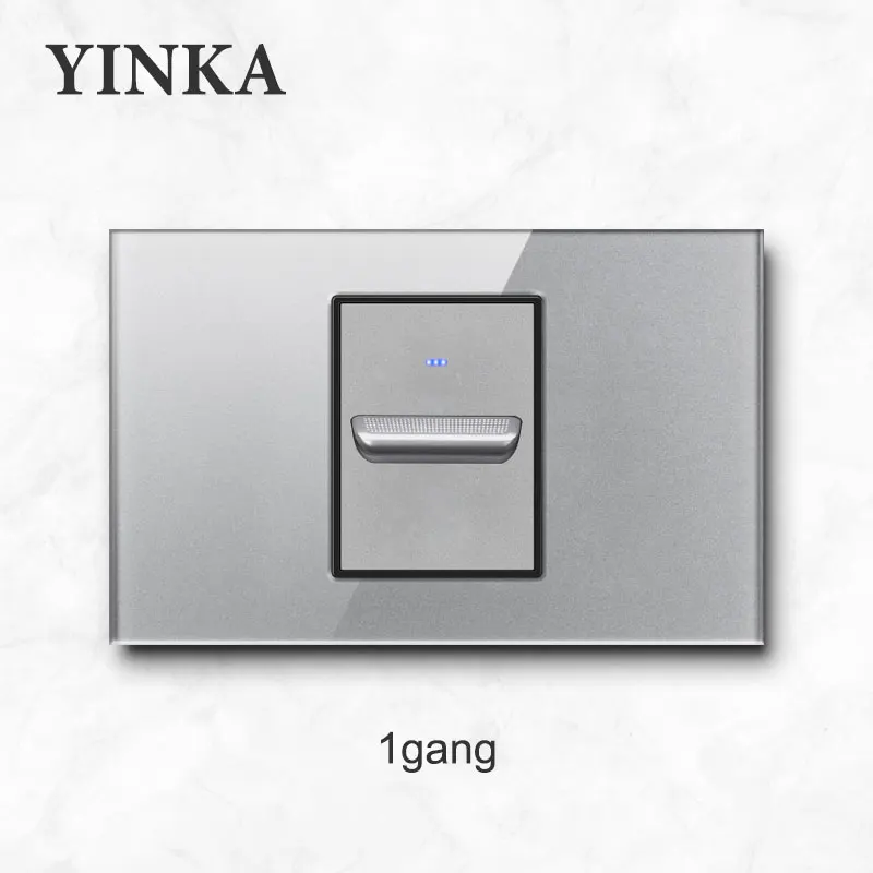 

Розетка с выключателем YINKA YKLP003 220В