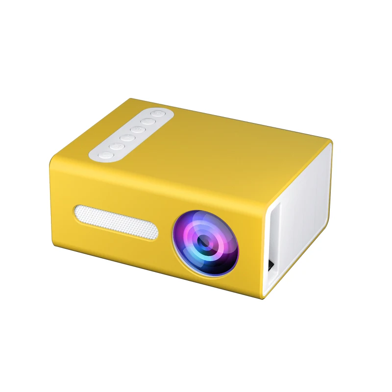 

2021LED For Mini Projector 320x240 Pixels Support 1080P USB Portable proyector Home Media Player Kids Gift VS YG300 Projector