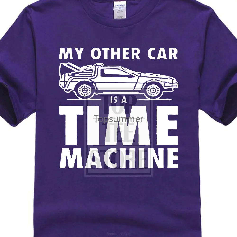 

Back To The Future Slogan *My Other Car Is Time Machine Black T Shirt Size S 3Xl