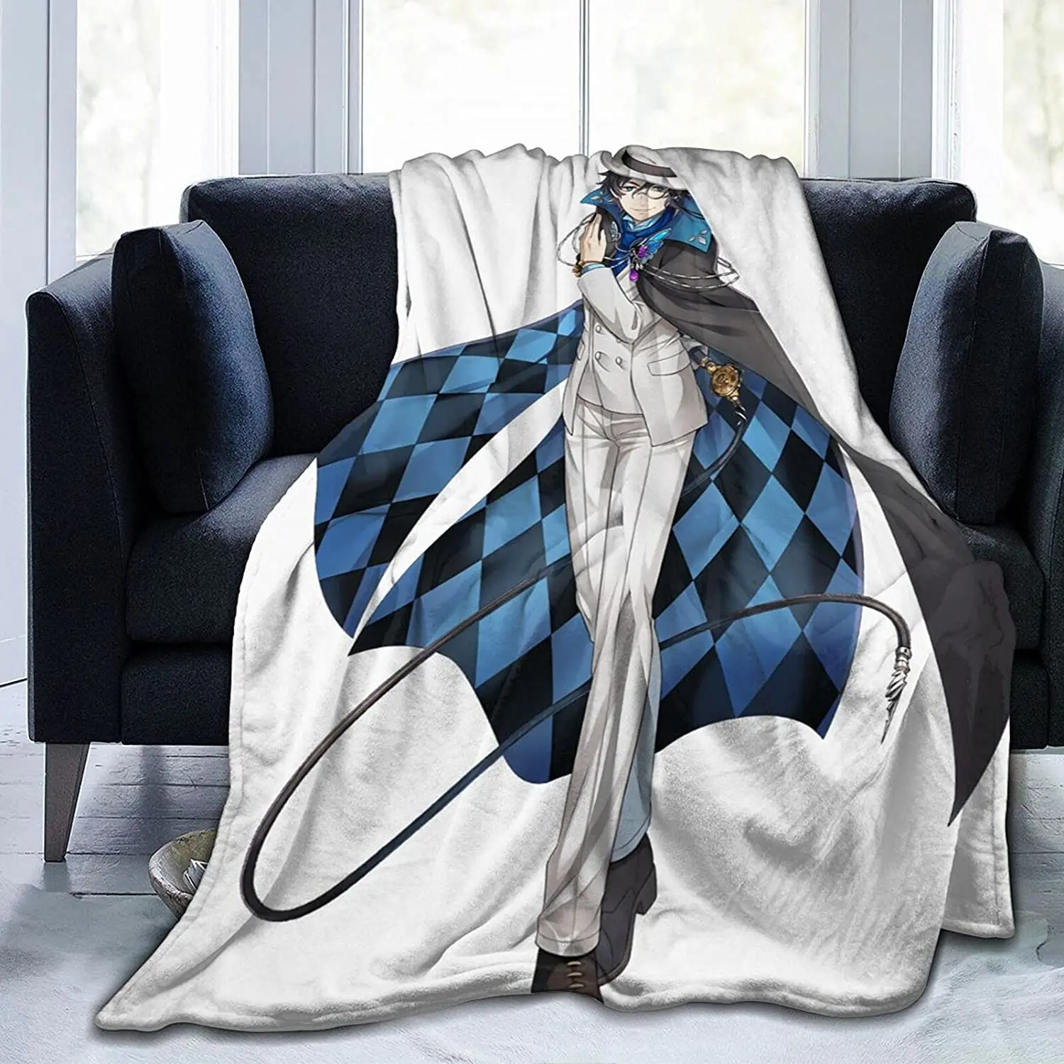

Edogawa Ranpo Fluffy Soft and Comfortable Blanket, Anime Warm Embrace of Sympathy