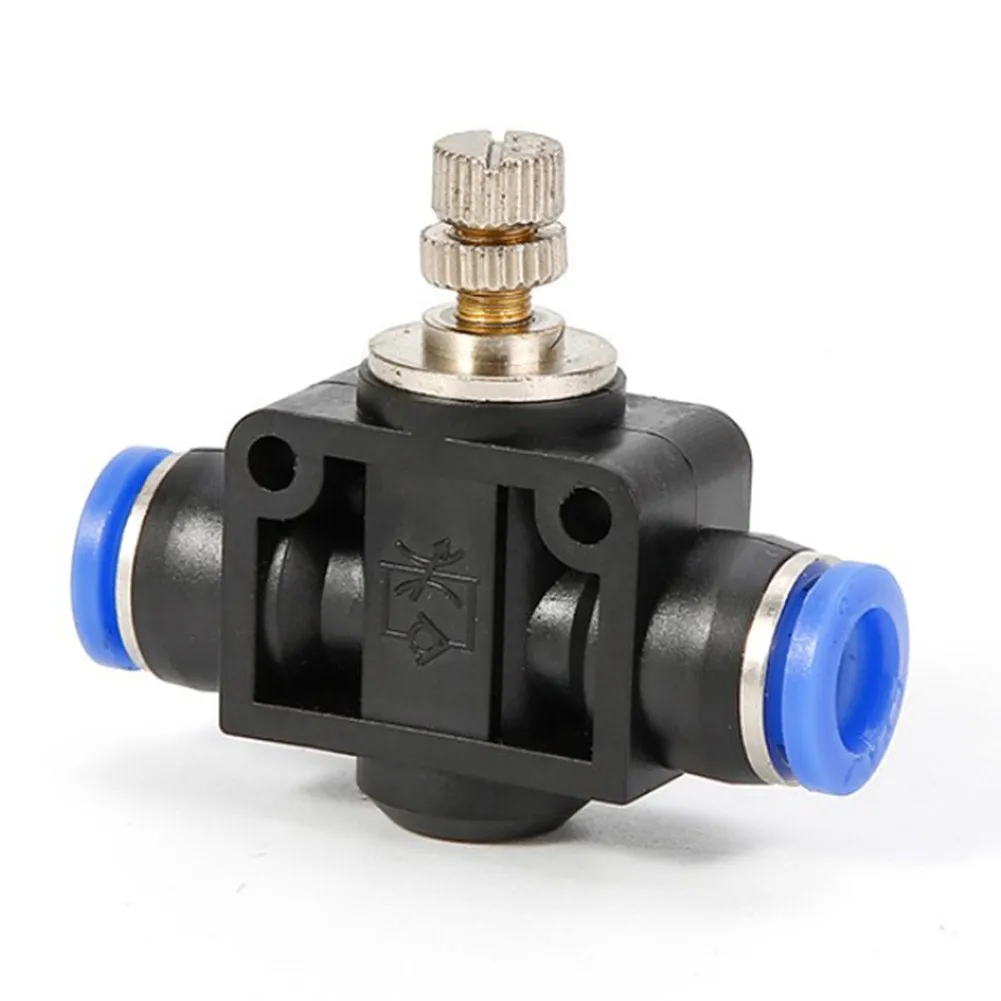 

Pneumatics Air Throttle Valve Speed Control Quick Hose Tube 4mm 6mm 8mm 10mm Home Quick And Reliable Connections Tool Parts