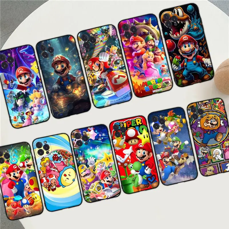 

LVTLV Super M-Marios B-Bros Cool Phone Case For iPhone 14 11 12 13 Mini Pro XS Max Cover 6 7 8 Plus X XR SE 2020 Funda Shell