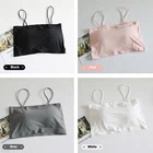 2 шт.Лот Новые летние сексуальные бюстгальтеры для женщин нижнее белье пуш-ап бесшовные из вискозы Модные женские бюстгальтеры на бретельках Топ без косточек