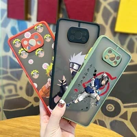 anime naruto cute for xiaomi mi 11t 11 10 ultra pro lite note10 poco x3 f3 gt nfc m3 frosted translucent phone case fundas coque