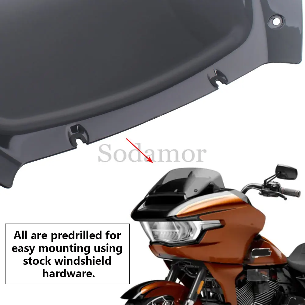 Детали для мотоциклов Обтекатели лобового стекла ветровое стекло дефлекторы Harley