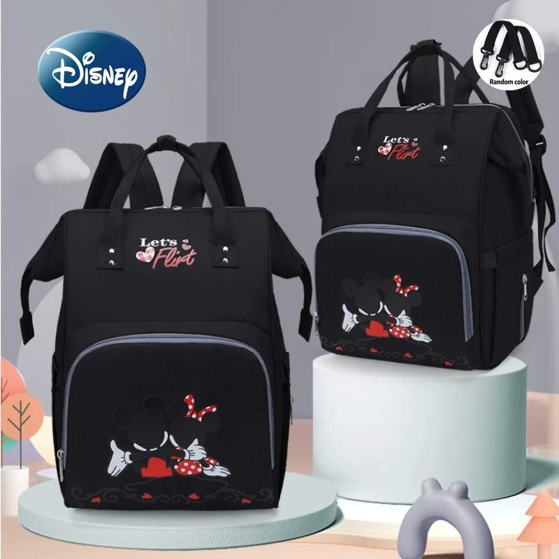 

Новинка 2022, модная многофункциональная сумка Disney для мамы с Микки Маусом, Высококачественная вместительная сумка для детских подгузников, ...