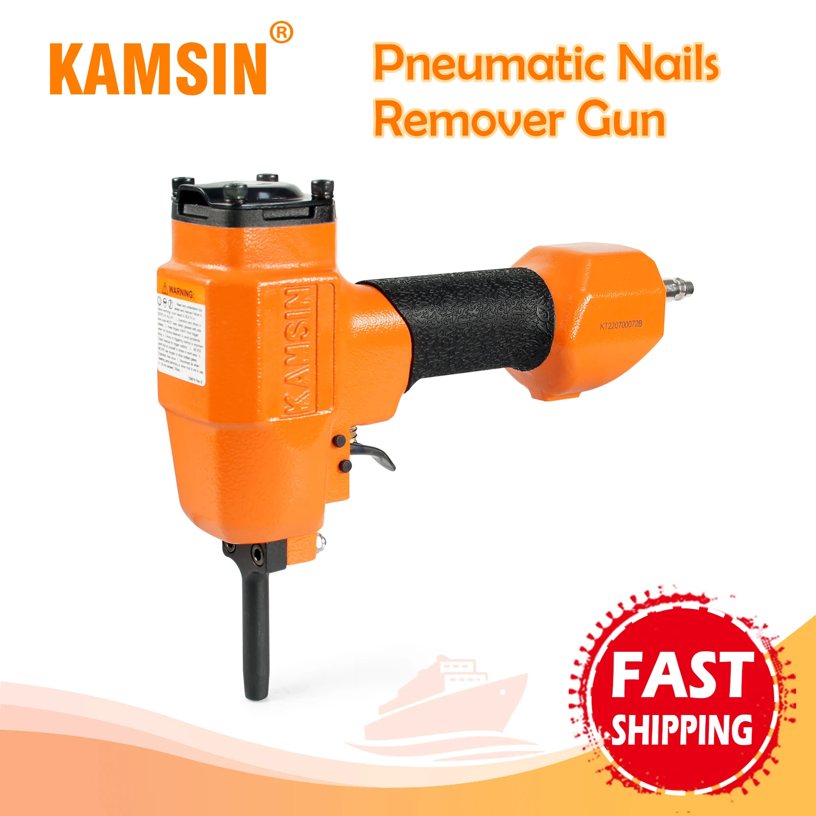 KAMSIN KT38 Pneumatic Nails Puller, Air Nails Remover Gun,Professional Punch Nails Shank Diameter of 3-5 mm, for Denailing