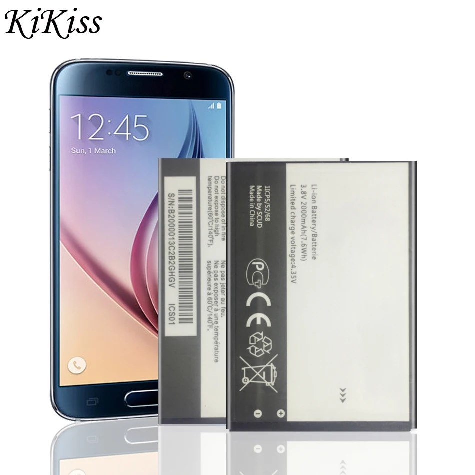 Аккумулятор 3000 мАч TLI020F1 TLI020F2 для Alcatel One Touch Pop 2 5042d C7 7040 OT-7040 5010 5010D OT5010 OT5010D Bateria