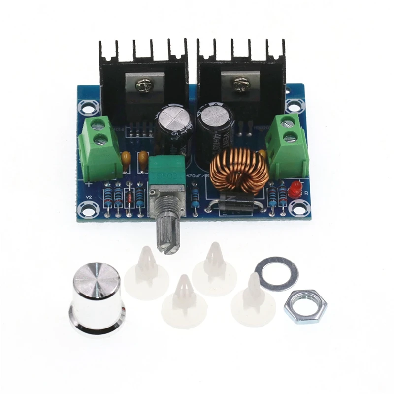 XH-M401 DC-DC понижающий преобразователь модуль питания XL4016E1 регулируемый от 4-40 В до 1