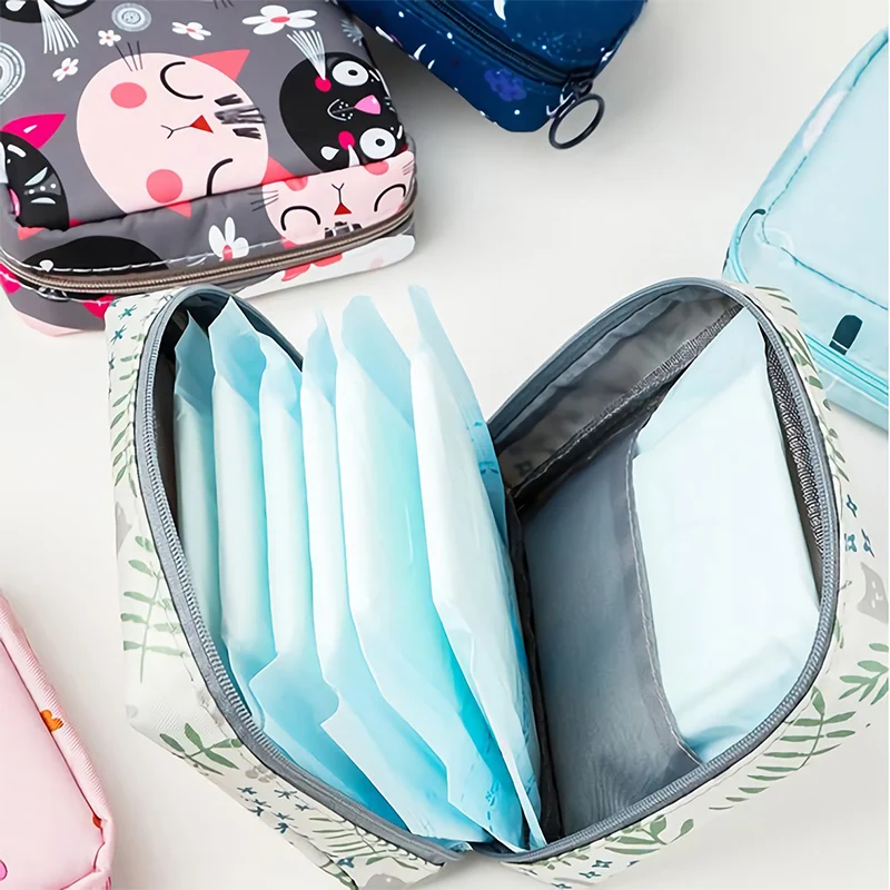 

Миниатюрная косметичка цветочного цвета, дорожная сумка для хранения туалетных принадлежностей, косметичка С КАКТУСОМ, красивой помадой, к...