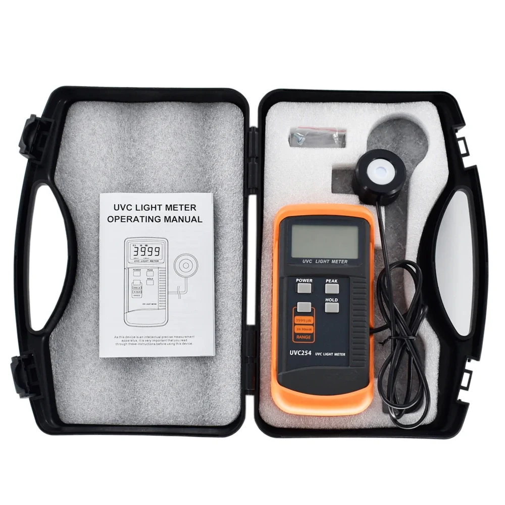 UVC254 Измеритель света Стерилизационная лампа Тестер интенсивности ультрафиолета