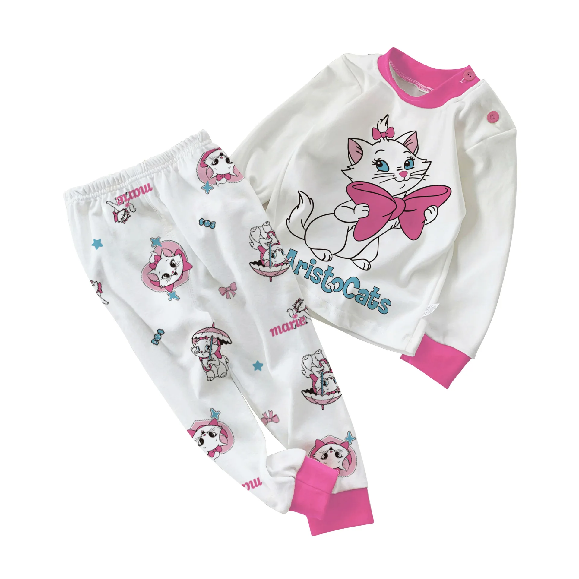 

0-3year Baby Clothes Set Winter Christmas Newborn Baby Boys Girls Clothes 2PCS Baby Pajamas Unisex Kids Clothing Sets