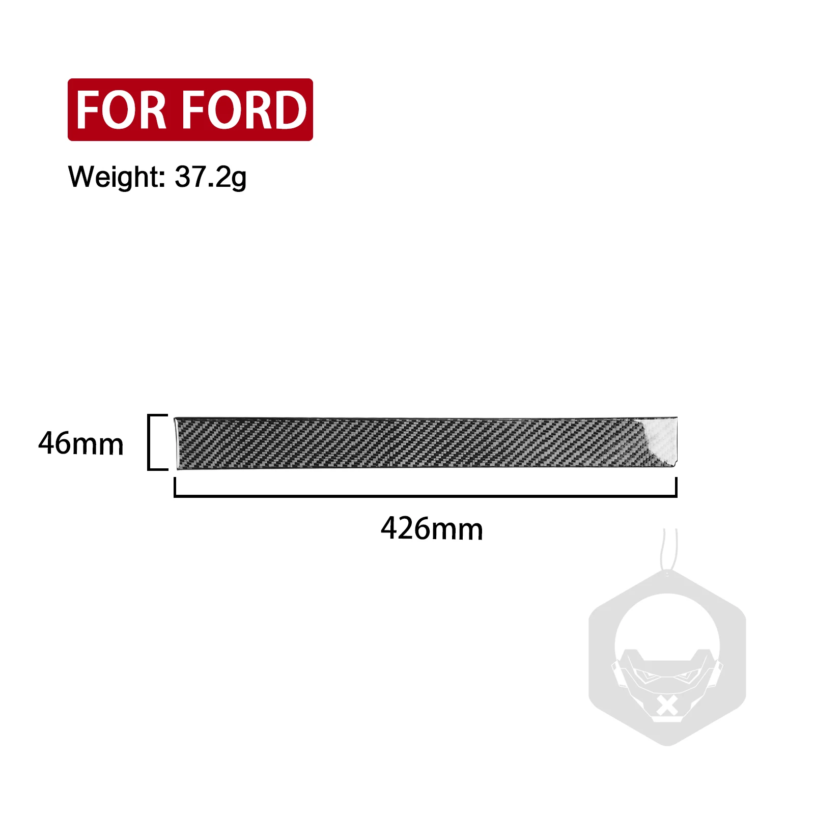Декоративная накладка из карбона на панель пассажира для Ford F-150 Raptor 2015-2020, аксессуар для интерьера автомобиля, наклейка (art.: 3920dadbbc3bf) - 3920dadbbc3bf