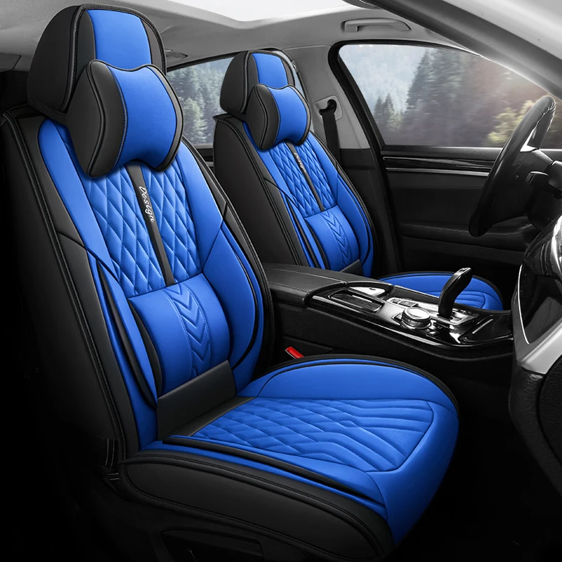 

Универсальный Полный комплект чехлов на автомобильные сиденья для BMW X5 E53 X1 F48 E61 Nissan Qashqai j10 Versa Juke Opel Astra H кожаные автомобильные аксессуары