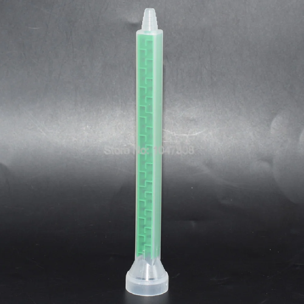 

100pcs Static Mixers 24 Elements 130.14mm Long Nozzle Works with ratio 1:1 2:1 200ml/400ml/600ml Mixing Tubes 2-part Cartridges