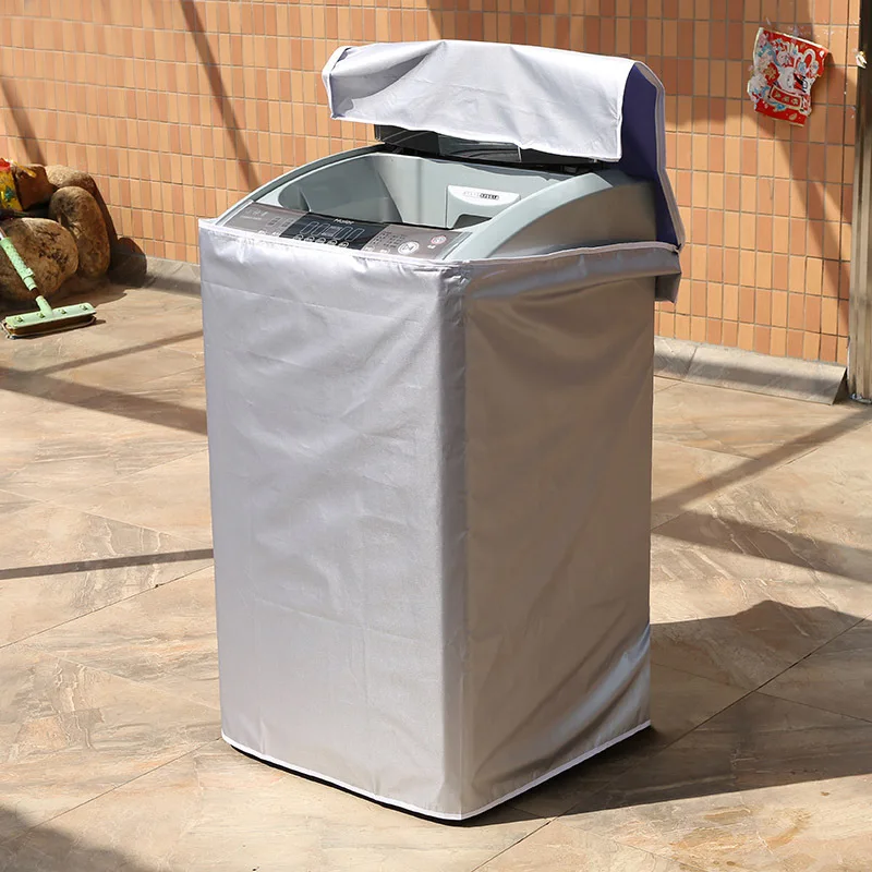 

4 Sizes Automatic Tumbler Cover Dust Proof Sunscreen Protective Film For Washing Machine Polyester Cloth Cover