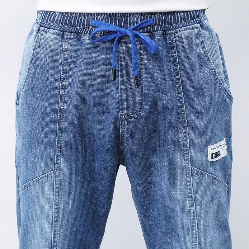 

2022 New Streetwear Hip Hop Cargo Pants Men's jeans Cargo Pants Elastic Harun pants Joggers Pants In Autumn and Spring Men Cloth