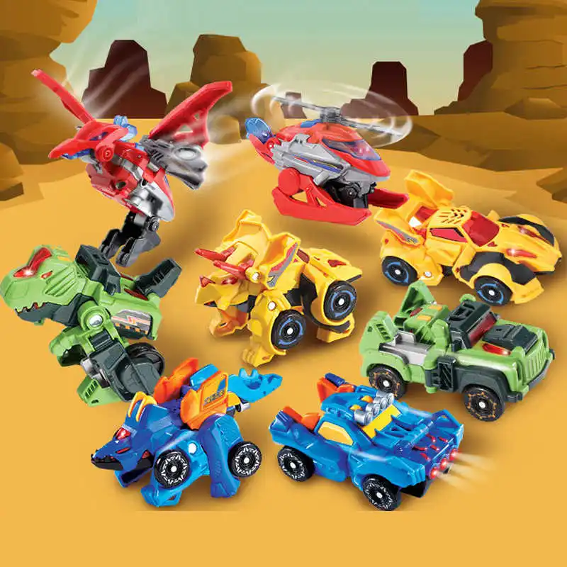 Vtech Трансформирующие динозавры Shenbing Kids Series Треугольник Дракон Меч Мальчик