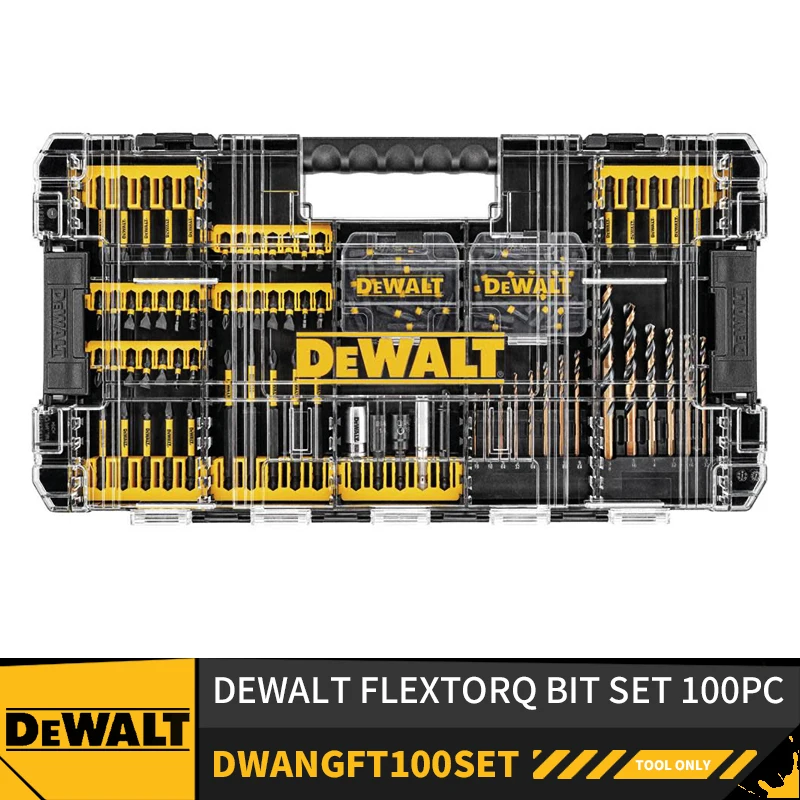 

DEWALT DWANGFT100SET FlexTorq Набор бит 100PC Аксессуары для электроинструментов