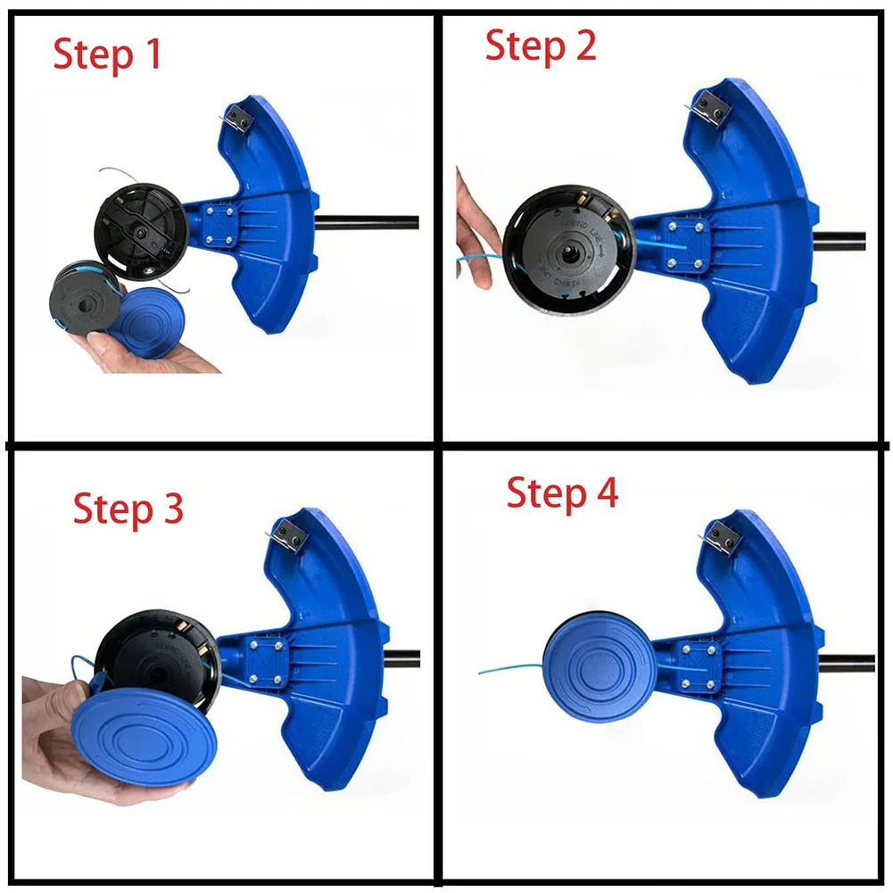 

2pcs Spool Cap 0.06in 506886 651246 Accessories Cordless KST 120X KST 120X-06 Replacement Spare Parts String Trimmer