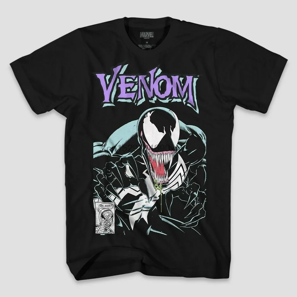 

Mens Short Sleeve Venom Graphic T-Shirt - Black