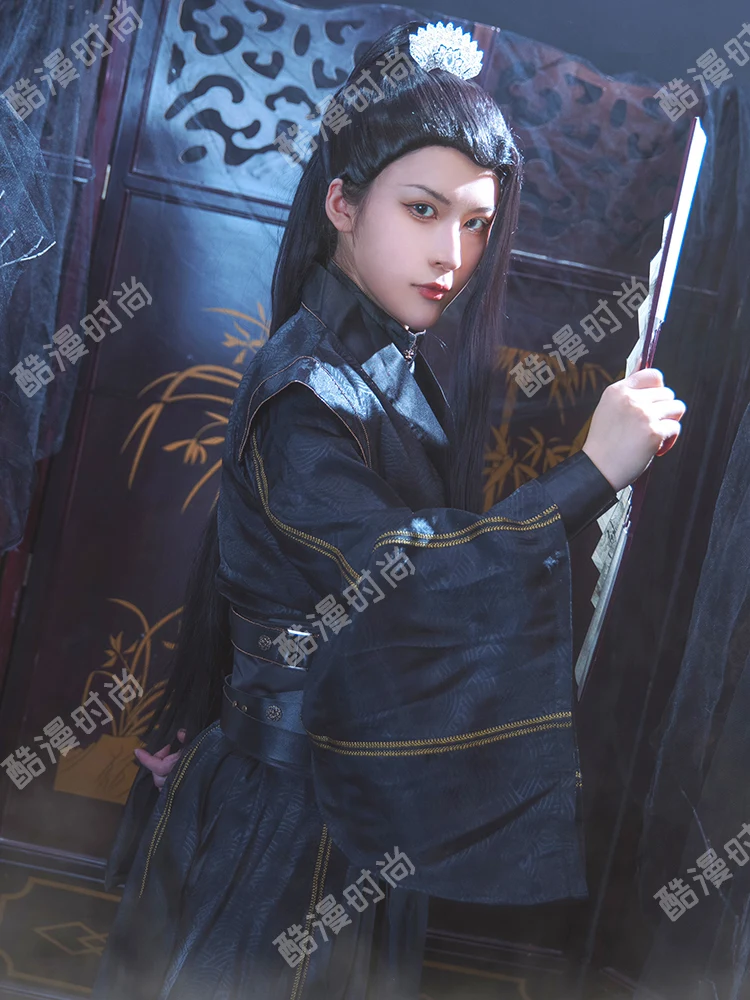 Костюм для косплея аниме Tian Guan Ci Fu небесный официальный благословение Hexuan черный