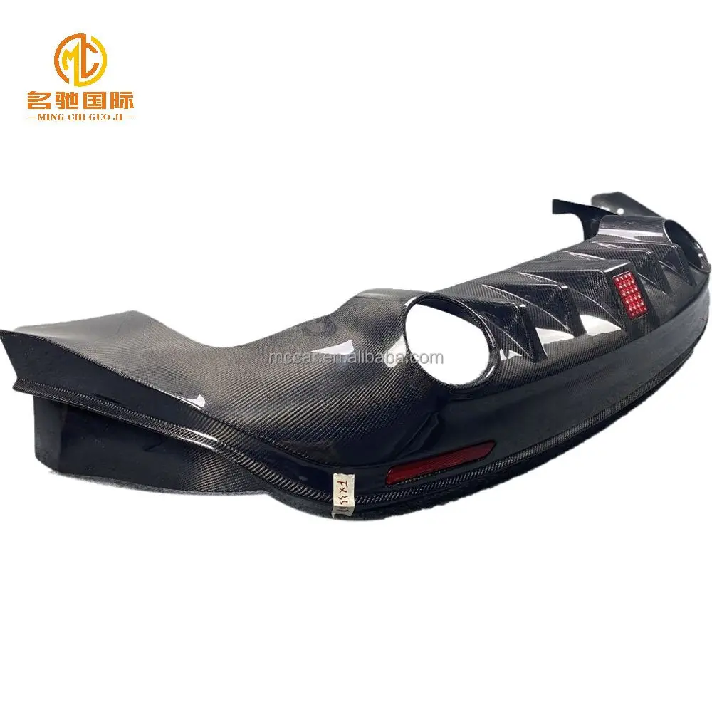 Автомобильный бампер из углеродного волокна диффузор для Infiniti FX35 FX37 QX70 задний