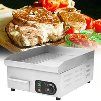 Yonntech 2000W Electric Countertop Griddle Hot Plate BBQ Grill Grease Tray Flat Restaurant Kitchen Family Gatheri Cooking Tool