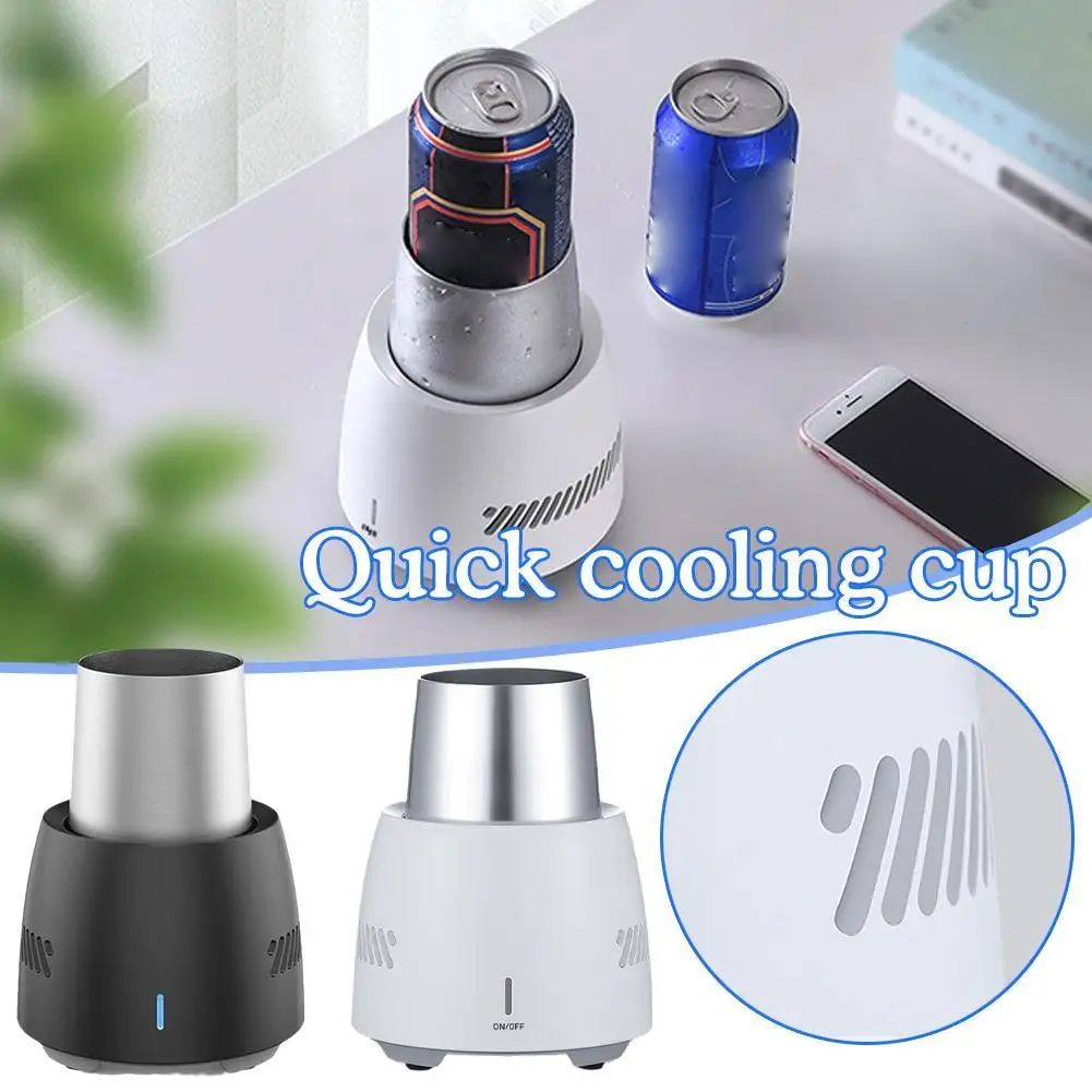 Portable Beverage Fast Cooler Cup Electric Beer Bottle Can Water Soda Drinks Cooling Mug Car Home Refrigerator Fruit Tool