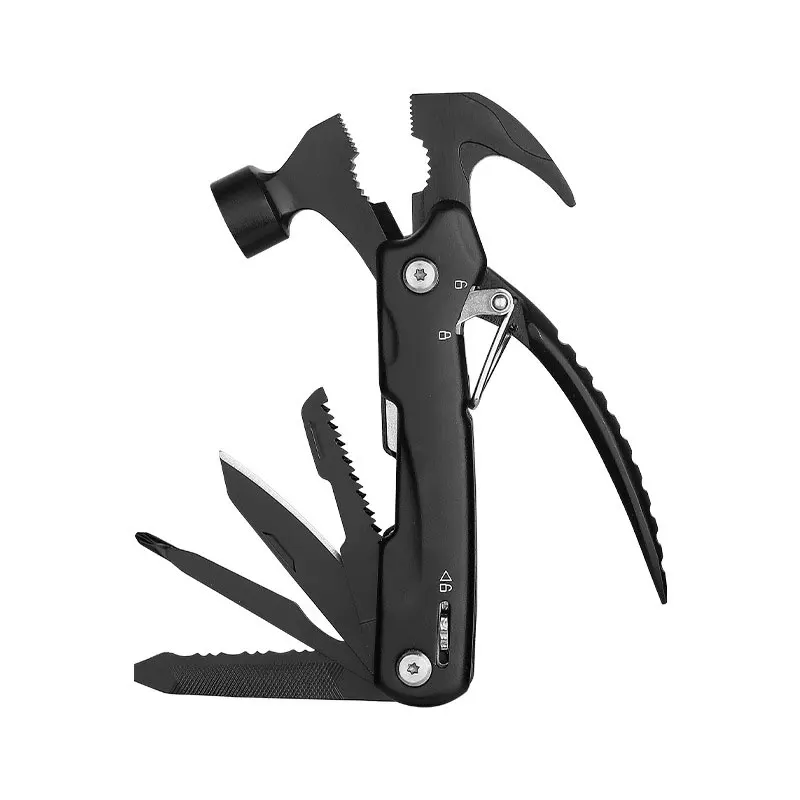 Multi-function Hammer Pliers Portable Folding Screwdriver Outdoor Equipment Tools Emergency Camping Knife Scissors Can Opener