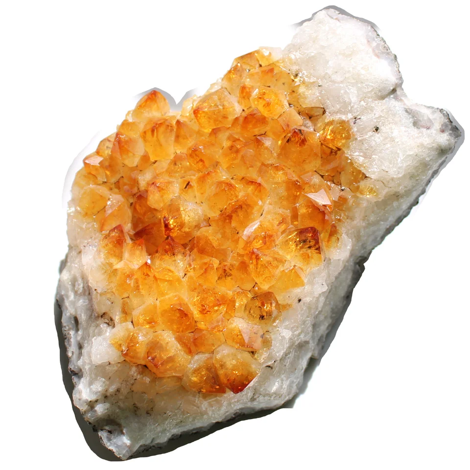 

Wholesale Price Natural Brazil Citrine Geode Quartz Healing Crystal Cluster