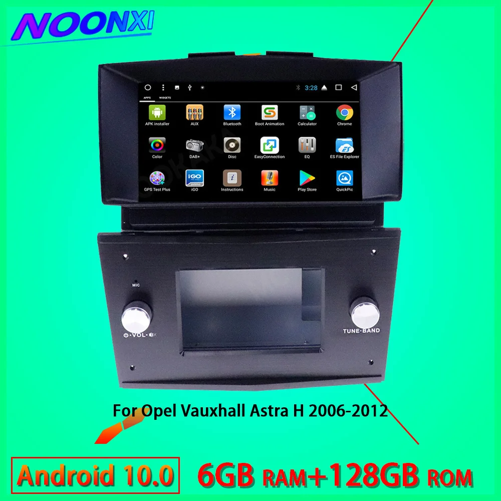 Автомагнитола для Opel Vauxhall Astra H 2006-2012 IPS экран 2 Din Android 10 Стерео GPS Навигация DVD Carplay 6 +