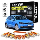 Автомобильные светодиодные лампы TPKE Canbus для Volkswagen VW POLO 6N 6N2 9N 9N3 6R 6C 1995-2016 2017