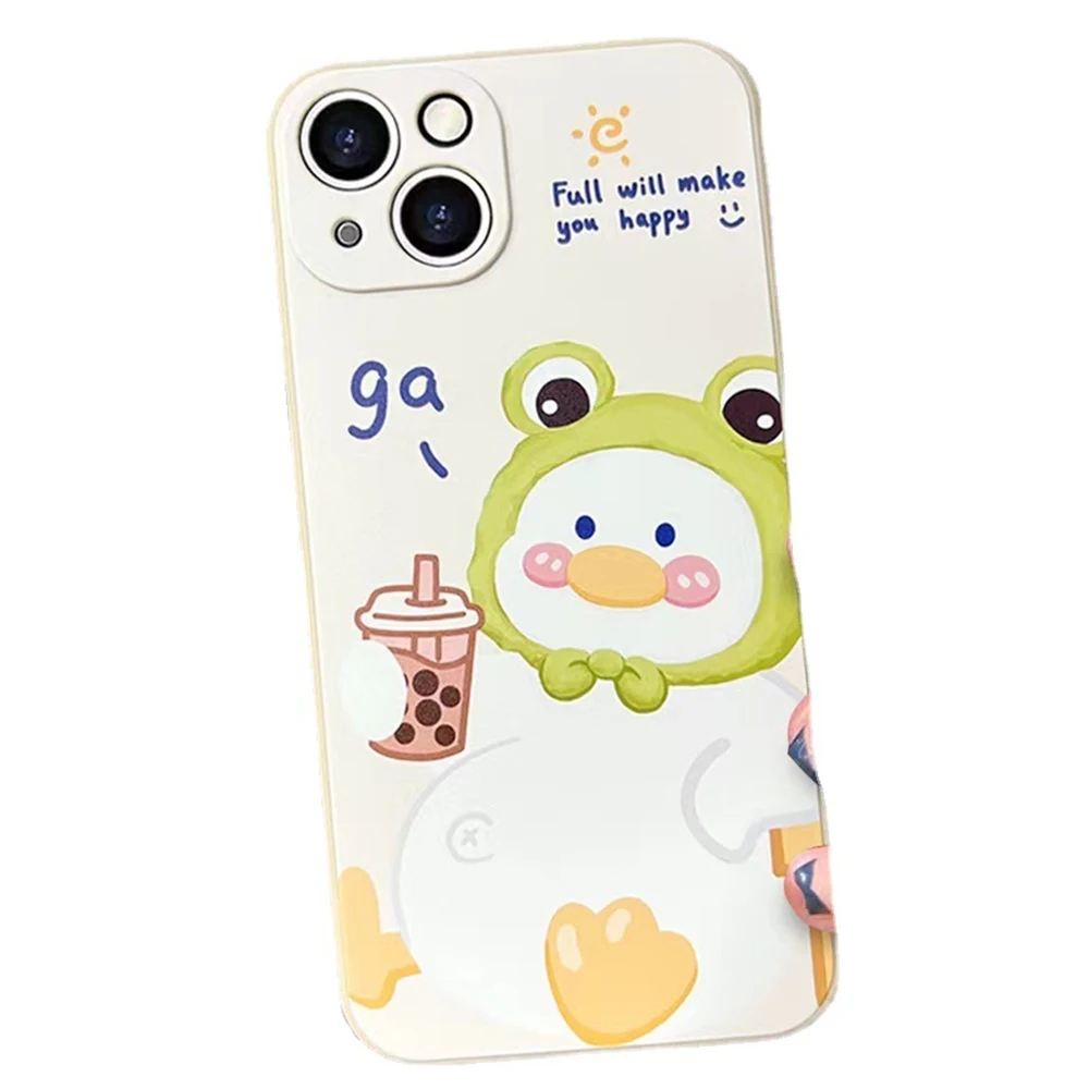 

Чехол для iPhone 11 12 13 14 Pro MAX из ТПУ с рисунком утки