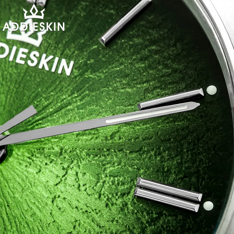 Фото Автоматические механические часы ADDIESKIN Miyota 9015 с градиентным светящимся циферблатом K001, водонепроницаемые до 100 м, с сапфировым стеклом, для дайвинга №1