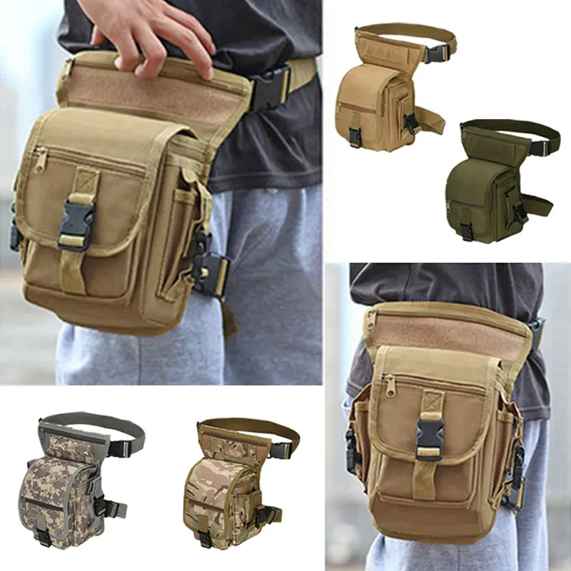 

EDC Military Tactical Drop Leg Bag Tool Fanny Thigh Pack Hunting Bag Waist Pack Motorcycle Riding Men Military Molle Waist Packs