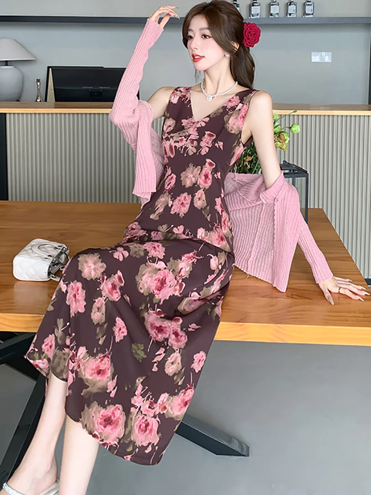 Женское летнее платье Huti wjwyl с цветочным принтом