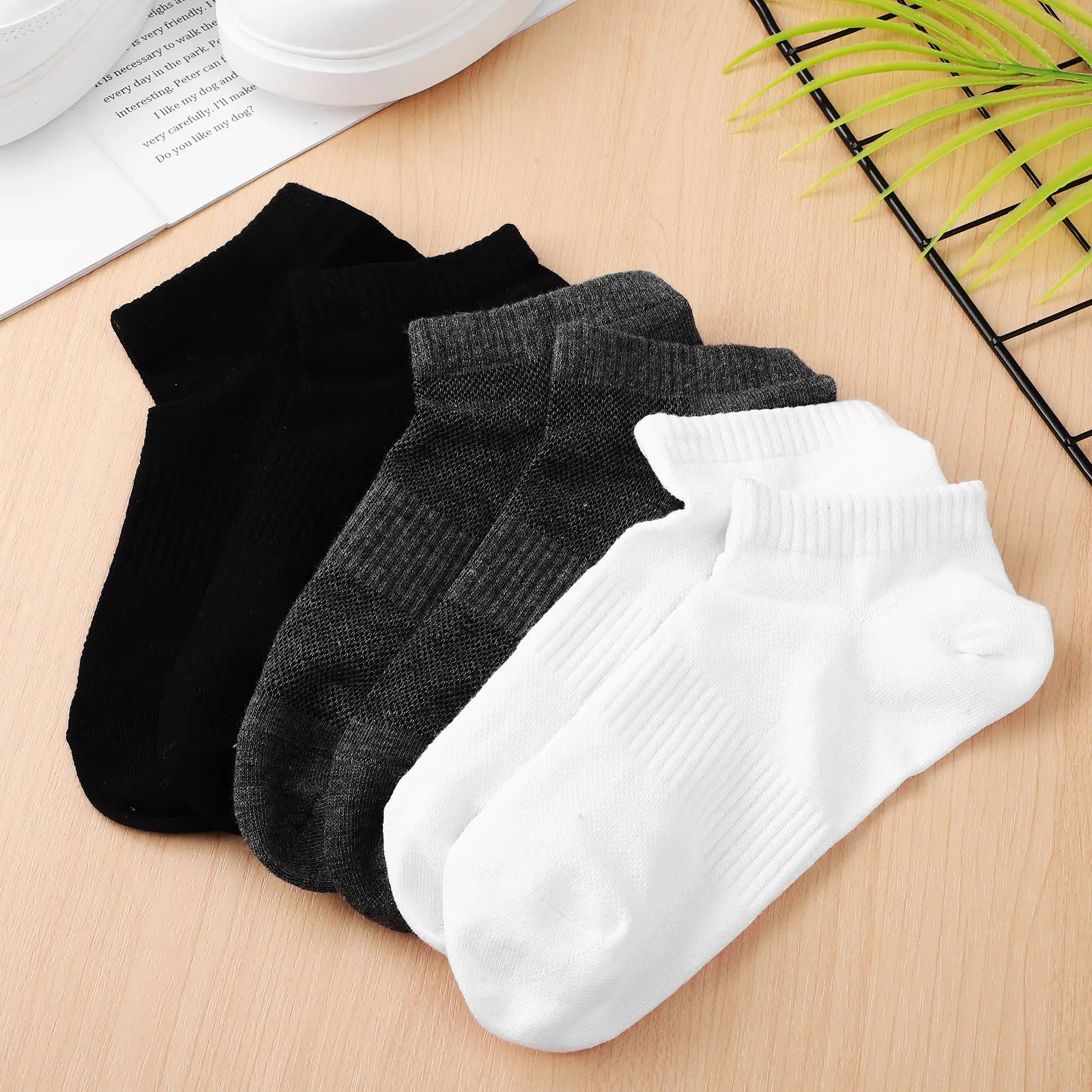 9 Pairs Athletic Athletic Mens Mens Athletic Socks Sports Running No Show Low Cut Cotton Socks for Hiking Cycling